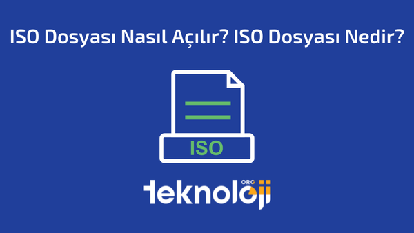 ISO Dosyası Nasıl Açılır ISO Dosyası Nedir