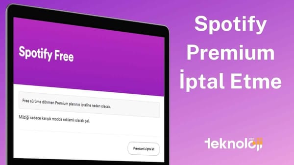 spotify premium iptal etme