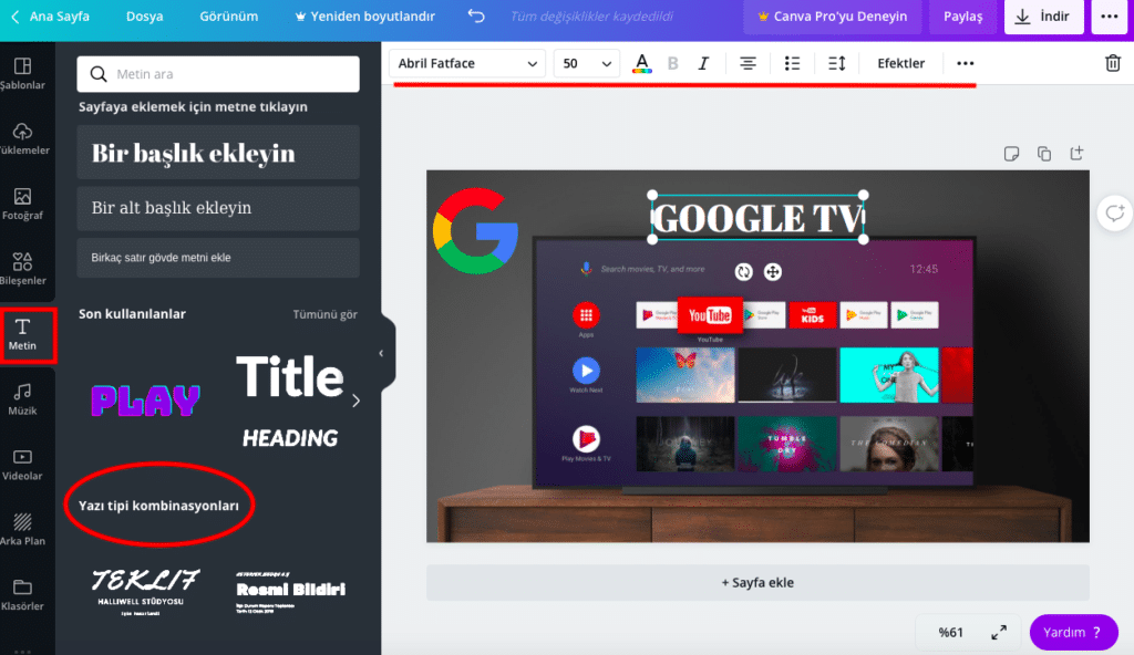 canva-metin-ekle