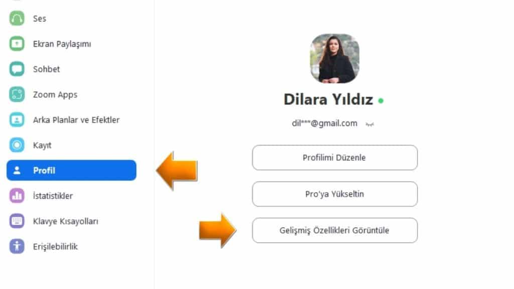 Kendi Kullanımınız için Sanal Arka Planı Aktifleştirme