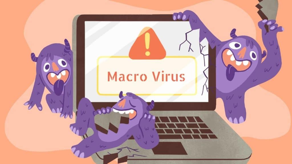 macro virüs animasyonu