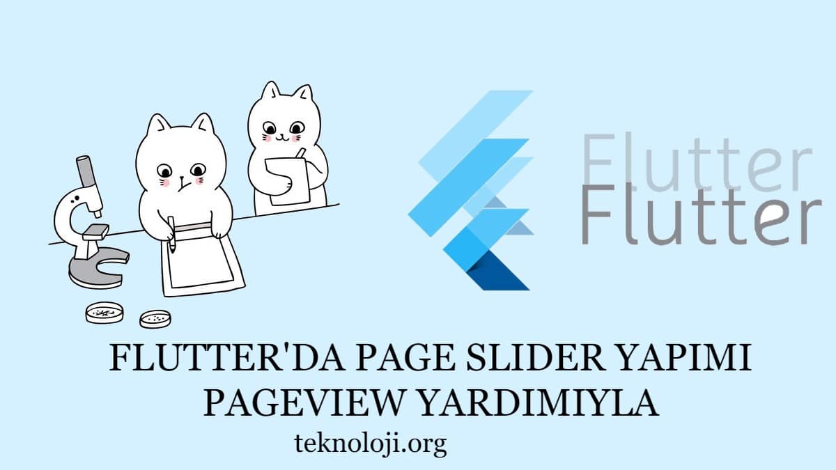 flutter pageview yapımı