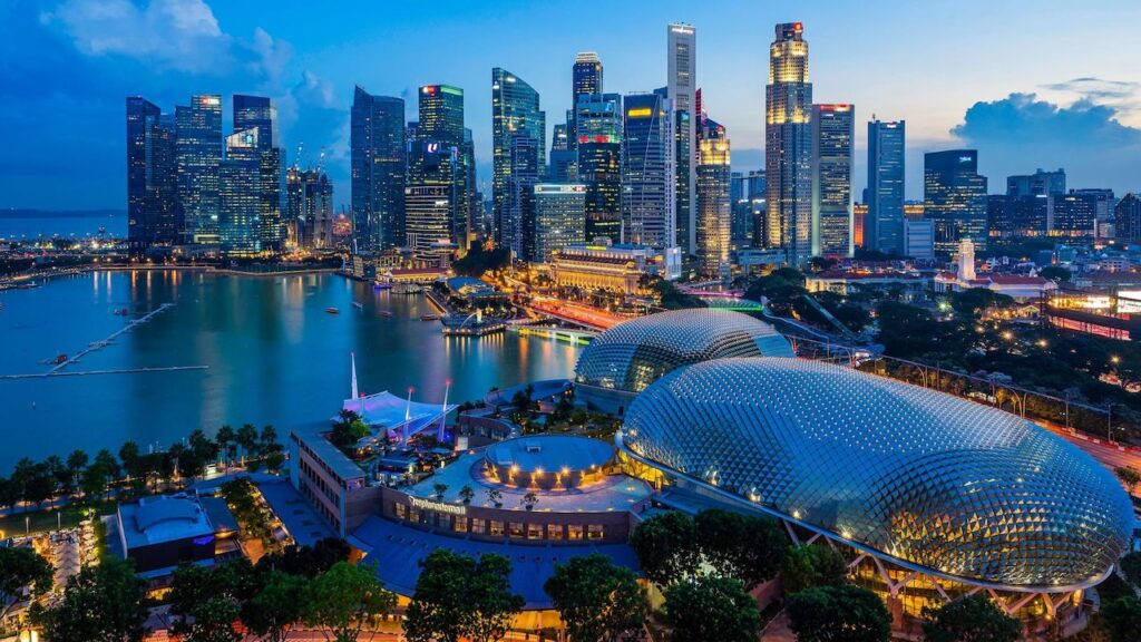 dünyanın en teknolojik şehirlerinden Singapur