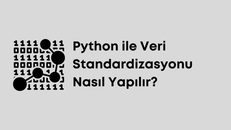 Python ile Veri Standardizasyonu