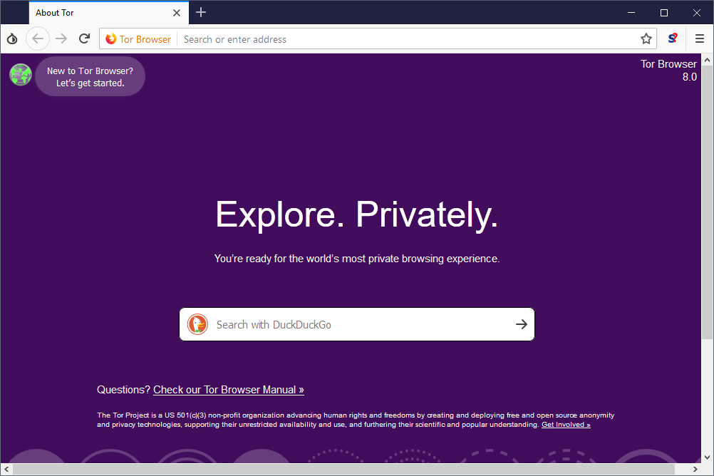 Tor internet tarayıcı